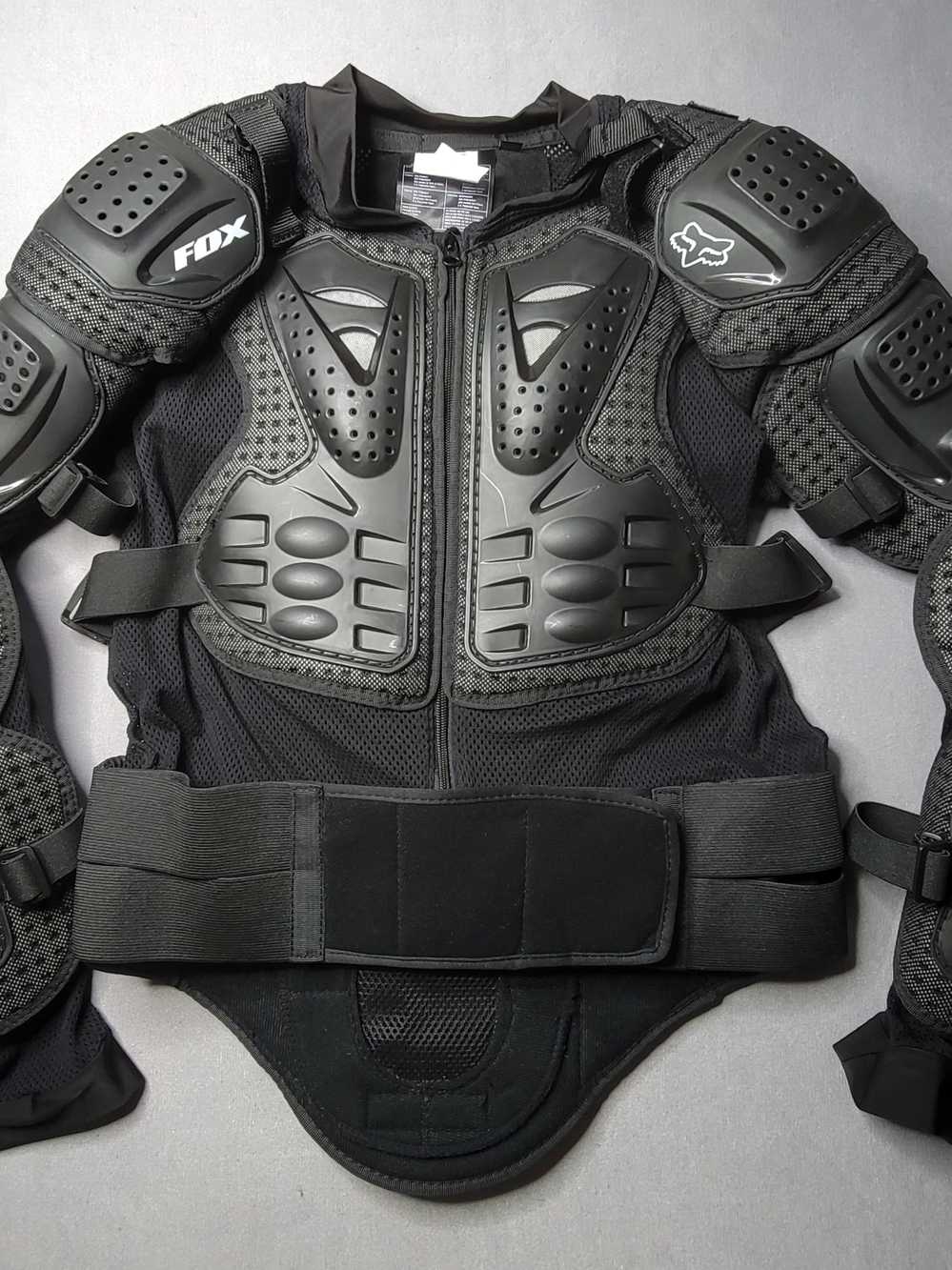 Fox mens Racing Titan Sport Jacket Protective Motorcycle Body Armor Black XL